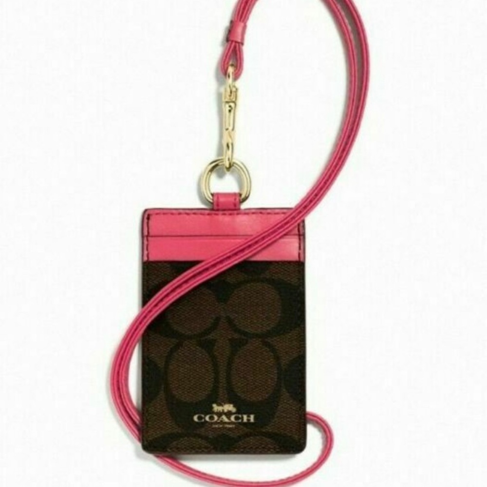 Coach Lanyard ID Holder